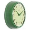 9.5" Retro Metal Wall Clock Green - Infinity Instruments -Clocks Shop unnamed file 941