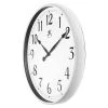 18" Silent Movement Wall Clock Silver - Infinity Instruments -Clocks Shop unnamed file 956