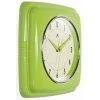 9" Square Retro Wall Clock Green - Infinity Instruments -Clocks Shop unnamed file 959