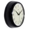 9.5" Retro Metal Wall Clock Black - Infinity Instruments 2 9.5" Retro Metal Wall Clock Black - Infinity Instruments -Clocks Shop unnamed file 976