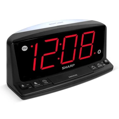Sharp LED Night Light Alarm Clock 2 Sharp LED Night Light Alarm Clock